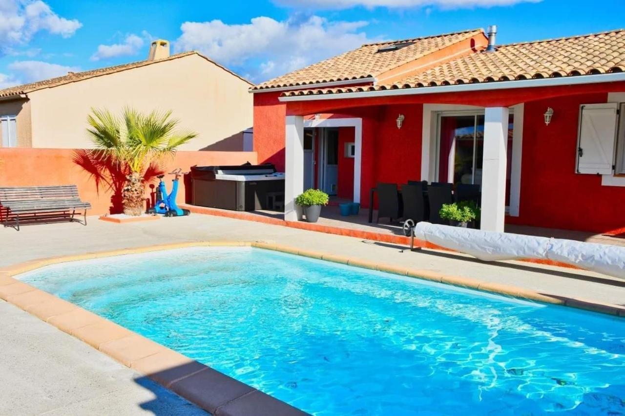 Villa Elegante A Carcassonne Avec Jardin Et Jacuzzi Dış mekan fotoğraf